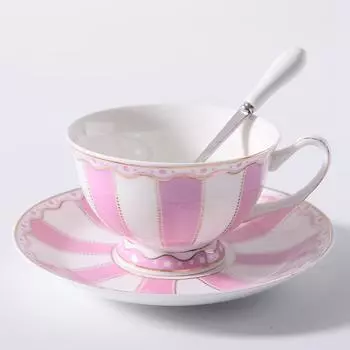 Ретро изысканная позолоченная цветная керамическая чашка для послеобеденного чая, кофейная чашка, цветочная чашка для чая