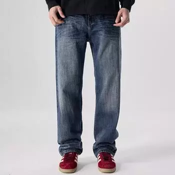 Retro Jeans New Straight Loose Casual Boy Pants Men s 28