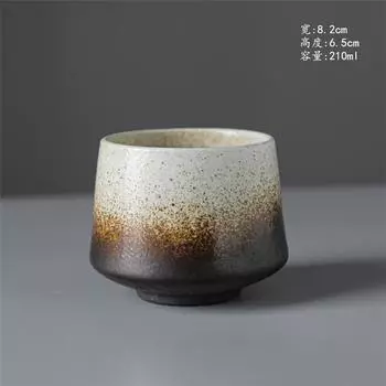 Ретро Керамическая Мастер-Чашка Чайная Чашка Чашка для Кунг-Фу Бытовая Чашка для Послеобеденного Чая Креативная Повседневная Чашка
