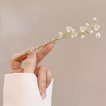 Ретро китайский стиль кисточка заколка для волос женская палочка для волос шпильки цветок ручной работы заколки шарм ювелирные изделия аксессуары для волос для девочки