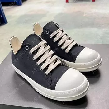 Ретро Классические Черные Атласные Холщовые Низкие Кеды Мужская Обувь Черный Холст Шнуровка Женские Повседневные Кроссовки 34