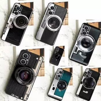 Ретро классический винтажный чехол для камеры OPPO Reno 10 Pro 11 F 4 6 7 8 5 Lite 4Z 5Z 8T OPPO Find X6 Pro X5 X2 X3 Lite Cover OPPO Reno10 5G