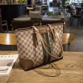 Ретро клетчатая сумка-тоут, роскошная модная сумка на плечо, женская пригородная сумка для повседневного использования