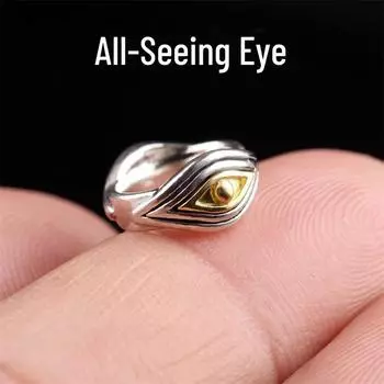 Ретро-клипса-разделитель «Всевидящее око» для колец «Звезда, Луна» и «Маракуйя»