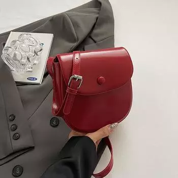 Ретро кофейная мини-сумка через плечо для женщин, модный дизайн с клапаном, нежный кошелек для монет в виде помады, женские повседневные сумки через плечо