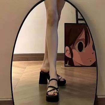 Retro Korean Spring 2024 New Versatile Flat Bow Mary Jane Shoes Women s Skirt Light Mouth Single Shoes 35 серебряный