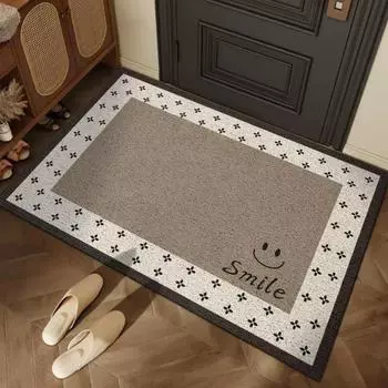 Ретро-коврик для входной двери, противоскользящий ПВХ-коврик с шахматным узором, коврик для прихожей, крыльца, прихожей, домашнего декора, ковер для удаления пыли 40x60cm