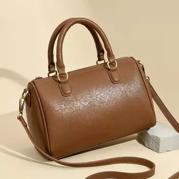 Ретро кожаная сумка для женщин сумка через плечо сумка-мессенджер большой емкости простая роскошная женская сумка