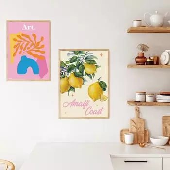 Ретро красочные цветочные настенные картины на холсте скандинавские постеры и принты Матисс выставка настенные картины для декора гостиной без рамки 21*30cm No Frame