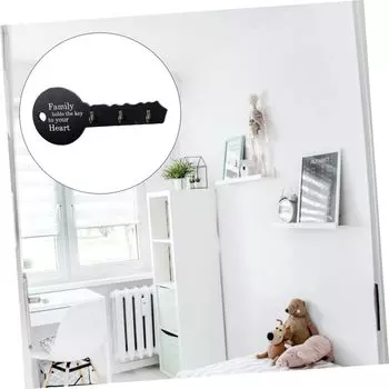 Ретро креативные крючки для прихожей, дверной проем, декоративные вешалки для ключей, декоративные вешалки для прихожей и гостиной, подвесные крючки 30*13cm чёрный