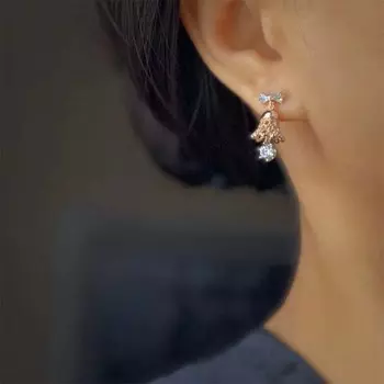 Ретро кристалл циркон колокольчик кулон серьги модный дизайн рождественские украшения дамы праздничные вечеринки подарки как