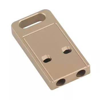 Ретро латунный свисток с двумя трубками аварийно-спасательный свисток для выживания 80~130 дБ