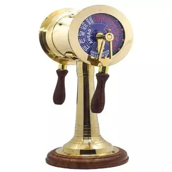 Ретро латунный телеграф 35,56 см, звуковой рычаг, телеграф ручной работы, морской коллекционный подарок, морской подарок