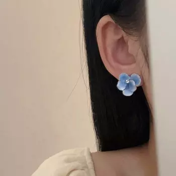 Ретро-лепестковый зажим для ушей, простой, Джокер, без ушей, отверстие, зажим для ушей, женские модные серьги, ювелирные изделия как