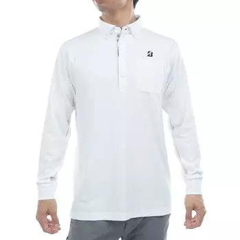 Retro Long Sleeve Button Down Shirt 3GE01F WH [Bridgestone Golf] Men s белый