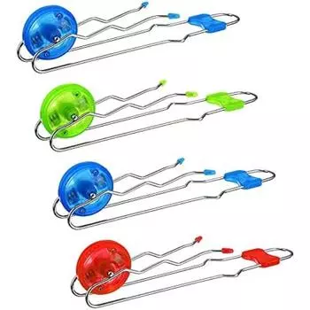 Ретро Magic Rail Twirler Мигающее гироскопическое колесо Классический Rail Twister Винтажная игрушка-непоседа Магнитная игрушка, бросающая вызов гравитации 26*5.5*3.5cm