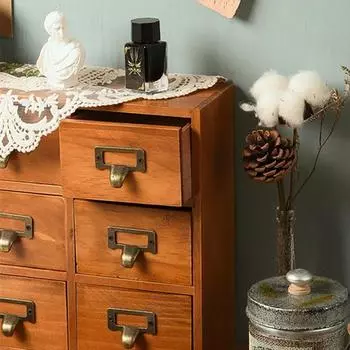 Ретро Маленький трехслойный деревянный ящик для хранения кухонных специй, игрушек, косметики, ювелирных изделий, домашний декор, настольная коробка