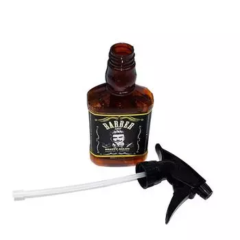 Ретро-масло для волос с эффектом виски, пластиковый распылитель для распыления, многоразовый распылитель, профессиональный парикмахерский инструмент для укладки волос зелёный