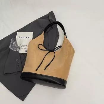 Ретро матовая сумка большой вместимости женская новая сумка через плечо с текстурой Майяра сумка-тоут для поездок на работу