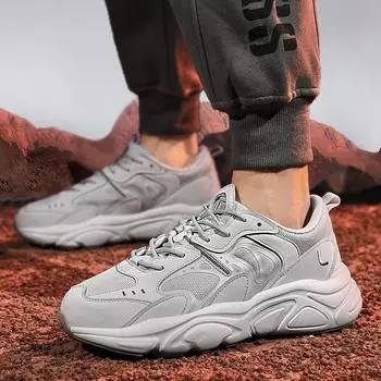 Ретро мужские кроссовки на толстой подошве женские сетчатые кроссовки для женщин спортивная обувь для бега в спортзале обувь для улицы на платформе для поездок на работу и обратно 35