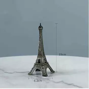 Ретро Металлическая Фигурка Достопримечательности – Домашний и Офисный Декор для Стола, Сувенирный Подарок L