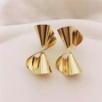 Ретро-металлическая катушка от комаров, зажим для ушей без пирсинга, серьги-клипсы для женщин