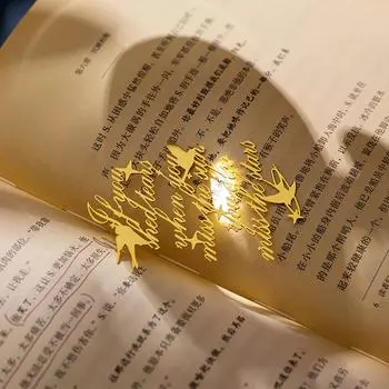 Ретро металлическая закладка Уникальные ажурные буквы Дизайнерские узоры Закладка металлическая закладка Изысканные металлические закладки A