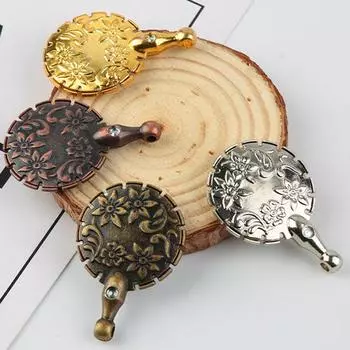 Ретро металлический прерыватель резьбы ломтик пряжи округлой формы античный бронзовый кусачек