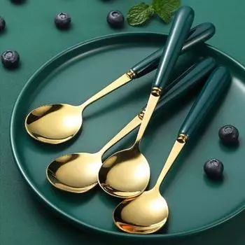 Ретро милый мультфильм многофункциональный совок ложка школьные подарки нержавеющая сталь домашняя лопата ложка креативный утолщение прекрасный десерт торт аксессуары Silver/Sharp Head