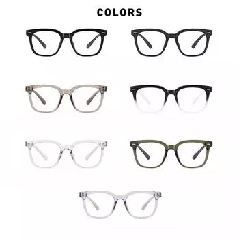 Ретро минималистский TR90 полнокадровое плоское зеркало корейская простая тонкая нестандартная рамка анти-синий оптический зеркало