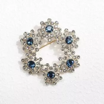 Ретро Многоцветная Гирлянда Брошь Универсальный Темперамент Женская Корсажная Заколка Булавка Для Воротника Аксессуары Для Одежды