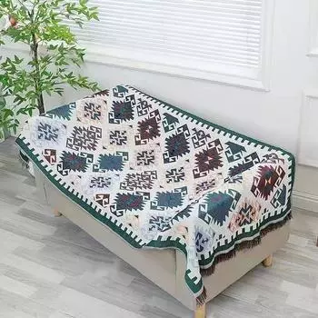 Ретро многофункциональное нитевое одеяло полотенце для дивана 90*180 жаккардовое марлевое одеяло одеяло для кемпинга 90x180cm