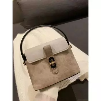 Ретро мода цветная сумка-коробка Niche серый Time Box сумка Commuter Hand Bill сумка через плечо