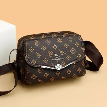 Ретро мода принт высокое качество дамская сумочка кошелек женская повседневная сумка через плечо для женщин сумки на ремне роскошные женские сумки-тоут