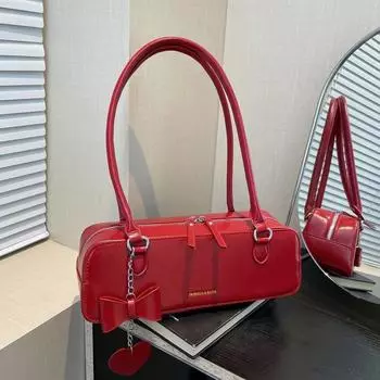 Ретро мода прямоугольные блестящие сумки через плечо из плутония, популярные в моде классические сумки высокого качества большой емкости