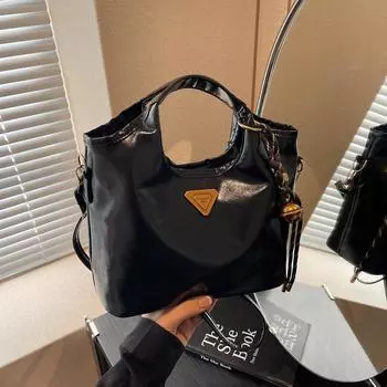 Ретро мода высокая стоимость портативная сумка-ведро зимняя простая повседневная сумка через плечо сумка-мессенджер