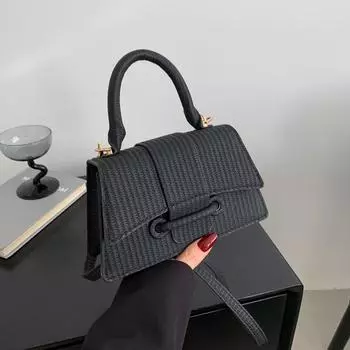 Ретро мода женская сумка маленькая женская универсальная сумка-мессенджер темперамент маленькая квадратная женская сумка коричневый