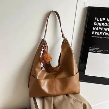 Ретро модная сумка для женщин, новая большая вместительная дорожная сумка через плечо, ниша, высококачественная сумка через плечо, карман на одно плечо