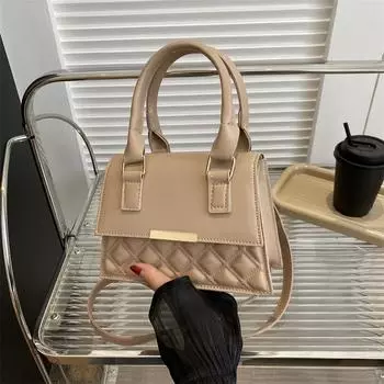 Ретро модная сумка-мессенджер ретро модная сумка 2024 осень новая корейская версия простая повседневная сумка через плечо чёрный