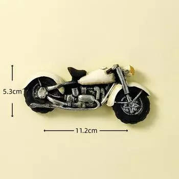 Ретро Мотоцикл 3D Магниты на Холодильник Смола Коллекция Европа Магниты на Холодильник Наклейка Ручная Работа Сувенир Подарок Украшение для Дома
