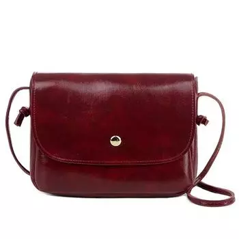 Ретро мягкая искусственная кожа сумки через плечо женская однотонная мини-квадратная сумка повседневная уличная сумка для телефона портмоне сумка через плечо