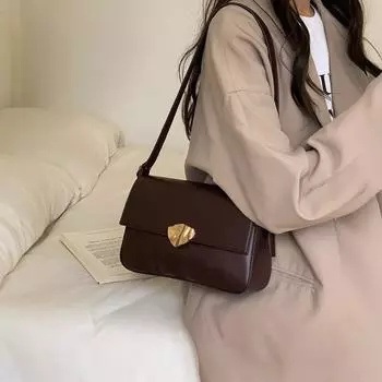 Ретро мягкий темперамент маленькая квадратная сумка для работы и поездок женская сумка модная сумка через плечо