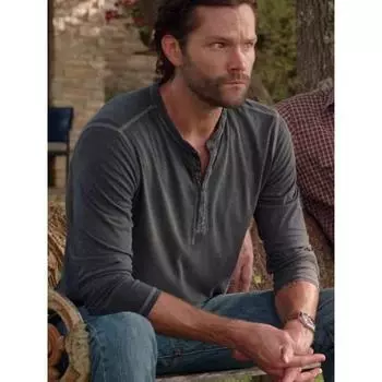 Ретро мужская уличная свободная осенняя толстовка с капюшоном повседневная с длинными рукавами воротник хенли верхняя рубашка кардиган S чёрный