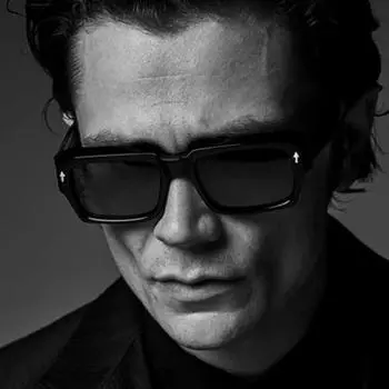 Ретро мужские квадратные солнцезащитные очки для женщин винтажные заклепки солнцезащитные очки модные прямоугольные оттенки петли UV400 чёрный