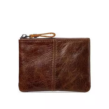 Ретро Мужской Короткий Кошелек Мягкий Карманный Кошелек Портативная Кожаная Сумка для Наличности Шоппинг