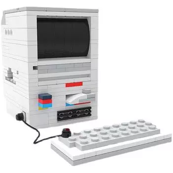 Ретро настольный компьютер клавиатура ПК мышь хост модель дешифровальная коробка головоломка коробка C3 строительные блоки игрушки коллекция креативные подарки