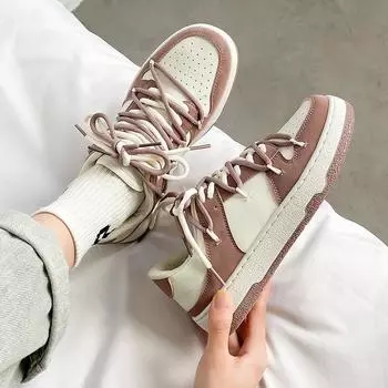 Ретро немецкие тренировочные женские туфли осень студенты досуг спорт универсальные виндборд обувь прилив 35 хаки