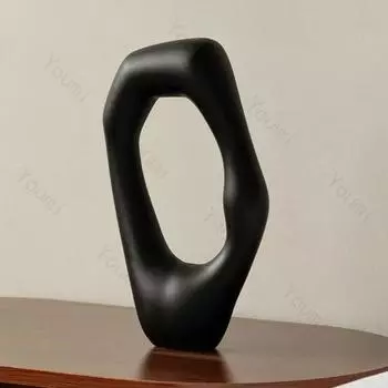 Ретро-нерегулярное искусство, полые украшения из смолы, скандинавские аксессуары для домашнего декора, настольные художественные аксессуары