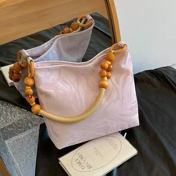 Retro new Chinese style women s bag 2024 new fashionable high-texture bag women s shoulder bag handbag underarm bag чёрный