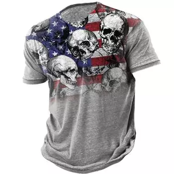 Ретро новый хит продаж, мужская спартанская модель с 3D принтом, с коротким рукавом, персонализированная модная футболка, мужская повседневная одежда, топ XS